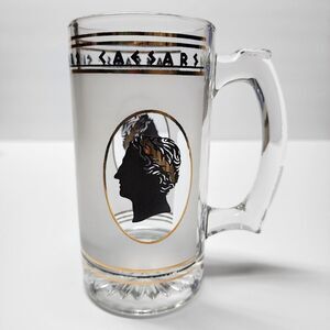 Vintage Caesars Palace Casino Beer Stein Frosted Mug Las Vegas